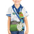 El Salvador Tazumal Hawaiian Shirt Flor de Izote with Torogoz Bird - Wonder Print Shop