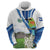 El Salvador Tazumal Hoodie Flor de Izote with Torogoz Bird - Wonder Print Shop
