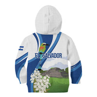 El Salvador Tazumal Kid Hoodie Flor de Izote with Torogoz Bird - Wonder Print Shop
