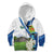El Salvador Tazumal Kid Hoodie Flor de Izote with Torogoz Bird - Wonder Print Shop