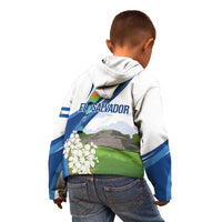El Salvador Tazumal Kid Hoodie Flor de Izote with Torogoz Bird - Wonder Print Shop