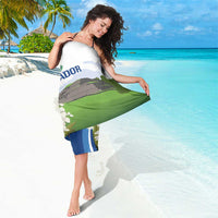 El Salvador Tazumal Sarong Flor de Izote with Torogoz Bird - Wonder Print Shop