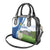 El Salvador Tazumal Shoulder Handbag Flor de Izote with Torogoz Bird - Wonder Print Shop