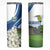 El Salvador Tazumal Skinny Tumbler Flor de Izote with Torogoz Bird - Wonder Print Shop