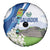 El Salvador Tazumal Spare Tire Cover Flor de Izote with Torogoz Bird - Wonder Print Shop