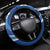 El Salvador Tazumal Steering Wheel Cover Flor de Izote with Torogoz Bird - Wonder Print Shop