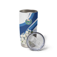 El Salvador Tazumal Tumbler Cup Flor de Izote with Torogoz Bird - Wonder Print Shop