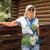 El Salvador Tazumal Women Polo Shirt Flor de Izote with Torogoz Bird - Wonder Print Shop