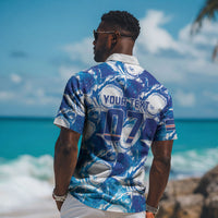 Cabo Verde WC2026 Prematch Guernsey Inspired Custom Hawaiian Shirt Tubaroes Azuis Making History LT7