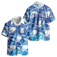 Cabo Verde WC2026 Prematch Guernsey Inspired Custom Kid Hawaiian Shirt Tubaroes Azuis Making History LT7