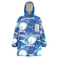 Cabo Verde WC2026 Prematch Guernsey Inspired Custom Kid Wearable Blanket Hoodie Tubaroes Azuis Making History