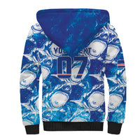 Cabo Verde WC2026 Prematch Guernsey Inspired Custom Sherpa Hoodie Tubaroes Azuis Making History
