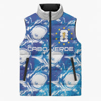 Cabo Verde WC2026 Prematch Guernsey Inspired Custom Sleeveless Puffer Jacket Tubaroes Azuis Making History