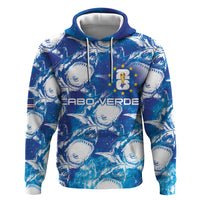 Cabo Verde WC2026 Prematch Guernsey Inspired Custom Zip Hoodie Tubaroes Azuis Making History