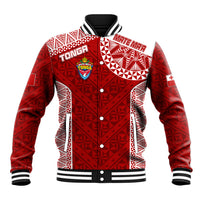Personalised Tonga Rugby Baseball Jacket Mate Ma'a Tonga Champions LT7 - Wonder Print Shop