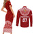 Personalised Tonga Rugby Couples Matching Short Sleeve Bodycon Dress and Long Sleeve Button Shirts Mate Ma'a Tonga Champions LT7 - Wonder Print Shop