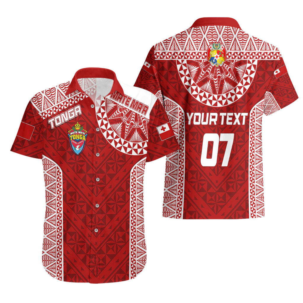 Personalised Tonga Rugby Hawaiian Shirt Mate Ma'a Tonga Champions - Wonder Print Shop