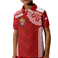 Personalised Tonga Rugby Kid Polo Shirt Mate Ma'a Tonga Champions - Wonder Print Shop