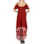 Personalised Tonga Rugby Summer Maxi Dress Mate Ma'a Tonga Champions - Wonder Print Shop