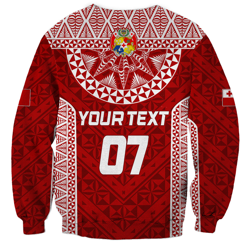 Personalised Tonga Rugby Sweatshirt Mate Ma'a Tonga Champions - Wonder Print Shop