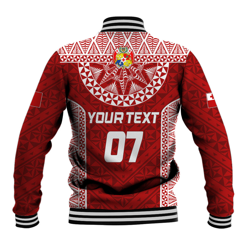 Personalised Tonga Rugby Baseball Jacket Ikale Tahi Champions World Cup 2023 LT7 - Wonder Print Shop
