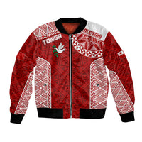 Personalised Tonga Rugby Bomber Jacket Ikale Tahi Champions World Cup 2023 LT7 - Wonder Print Shop