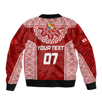 Personalised Tonga Rugby Bomber Jacket Ikale Tahi Champions World Cup 2023 LT7 - Wonder Print Shop