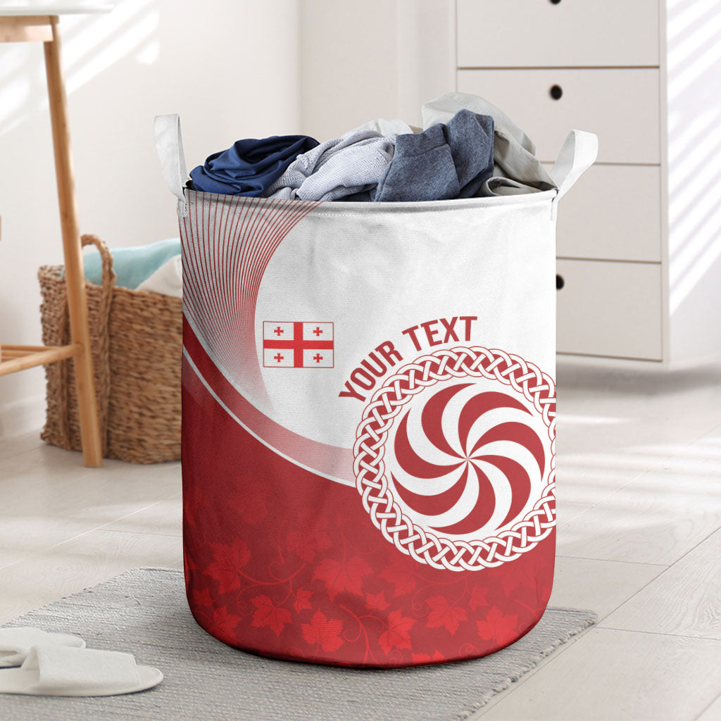Georgia Rugby Custom Borjgalosnebi Laundry Basket Champions Lelos