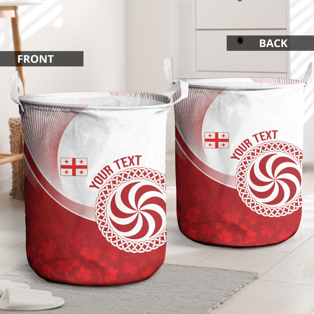 Georgia Rugby Custom Borjgalosnebi Laundry Basket Champions Lelos