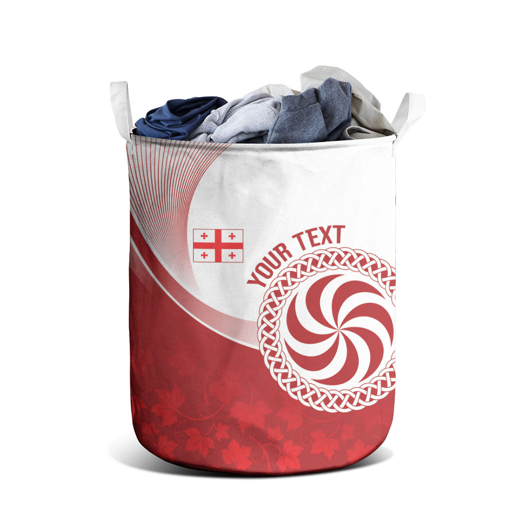 Georgia Rugby Custom Borjgalosnebi Laundry Basket Champions Lelos