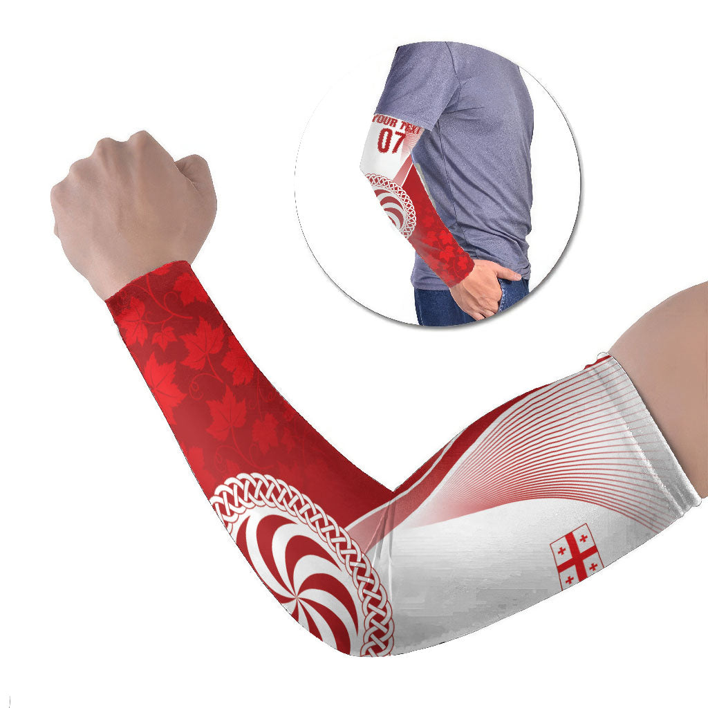 Georgia Rugby Custom Borjgalosnebi Arm Sleeves Champions Lelos
