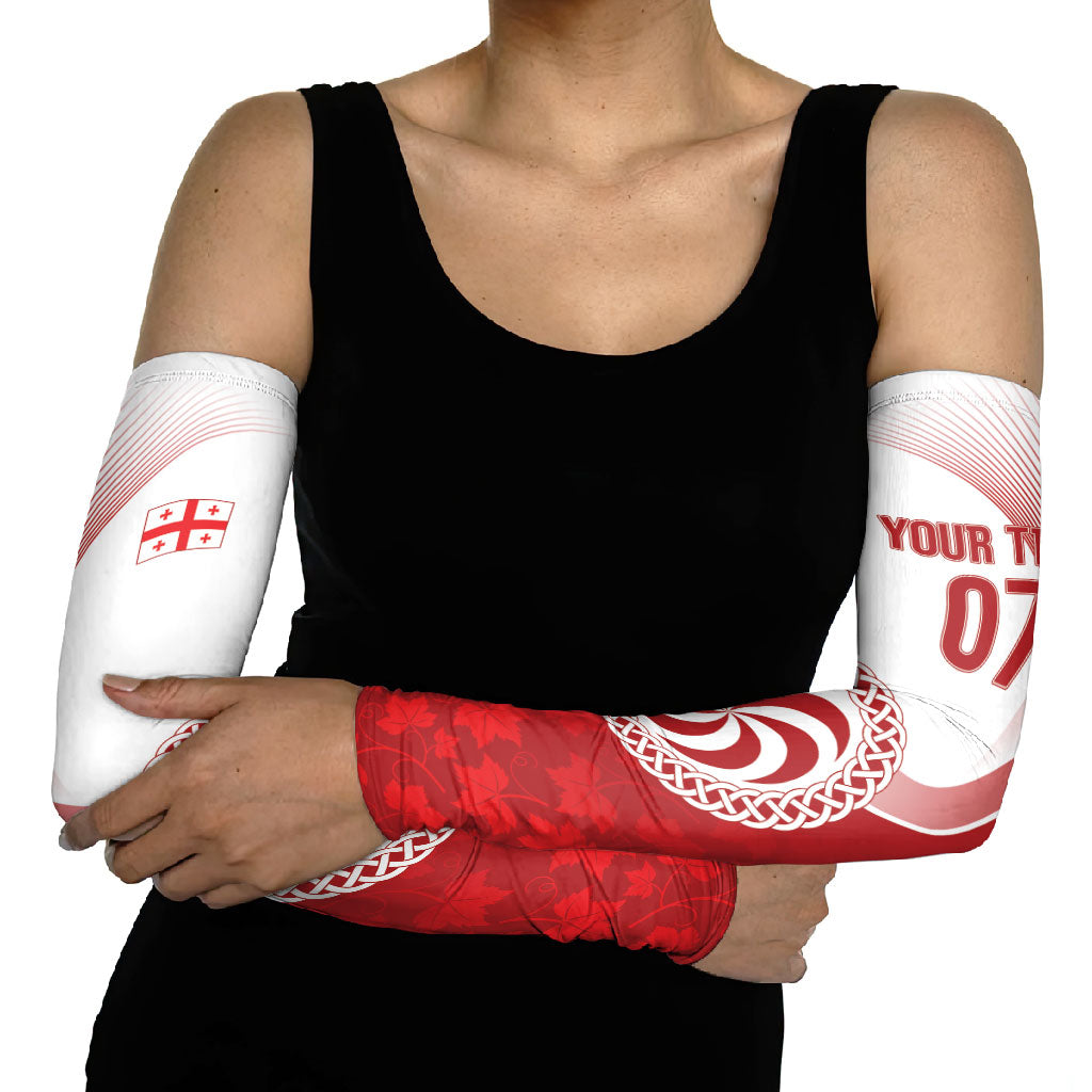 Georgia Rugby Custom Borjgalosnebi Arm Sleeves Champions Lelos