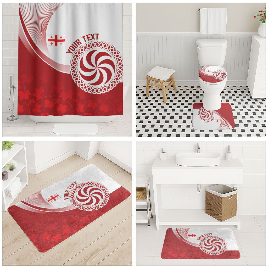 Georgia Rugby Custom Borjgalosnebi Bathroom Set Champions Lelos