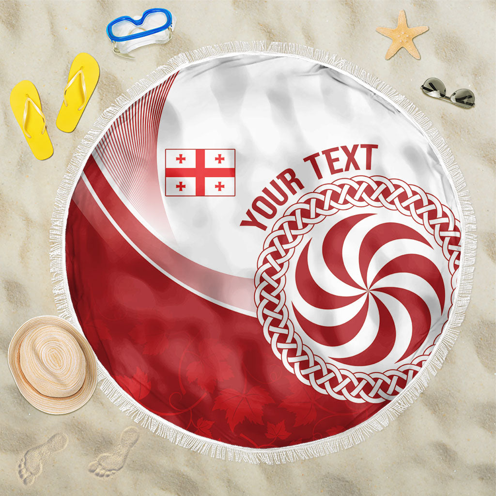 Georgia Rugby Custom Borjgalosnebi Beach Blanket Champions Lelos