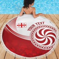 Georgia Rugby Custom Borjgalosnebi Beach Blanket Champions Lelos