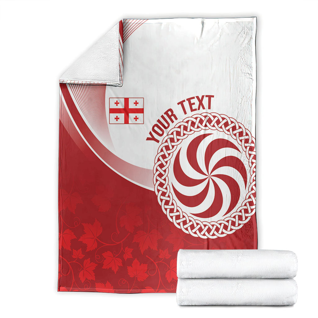 Georgia Rugby Custom Borjgalosnebi Blanket Champions Lelos