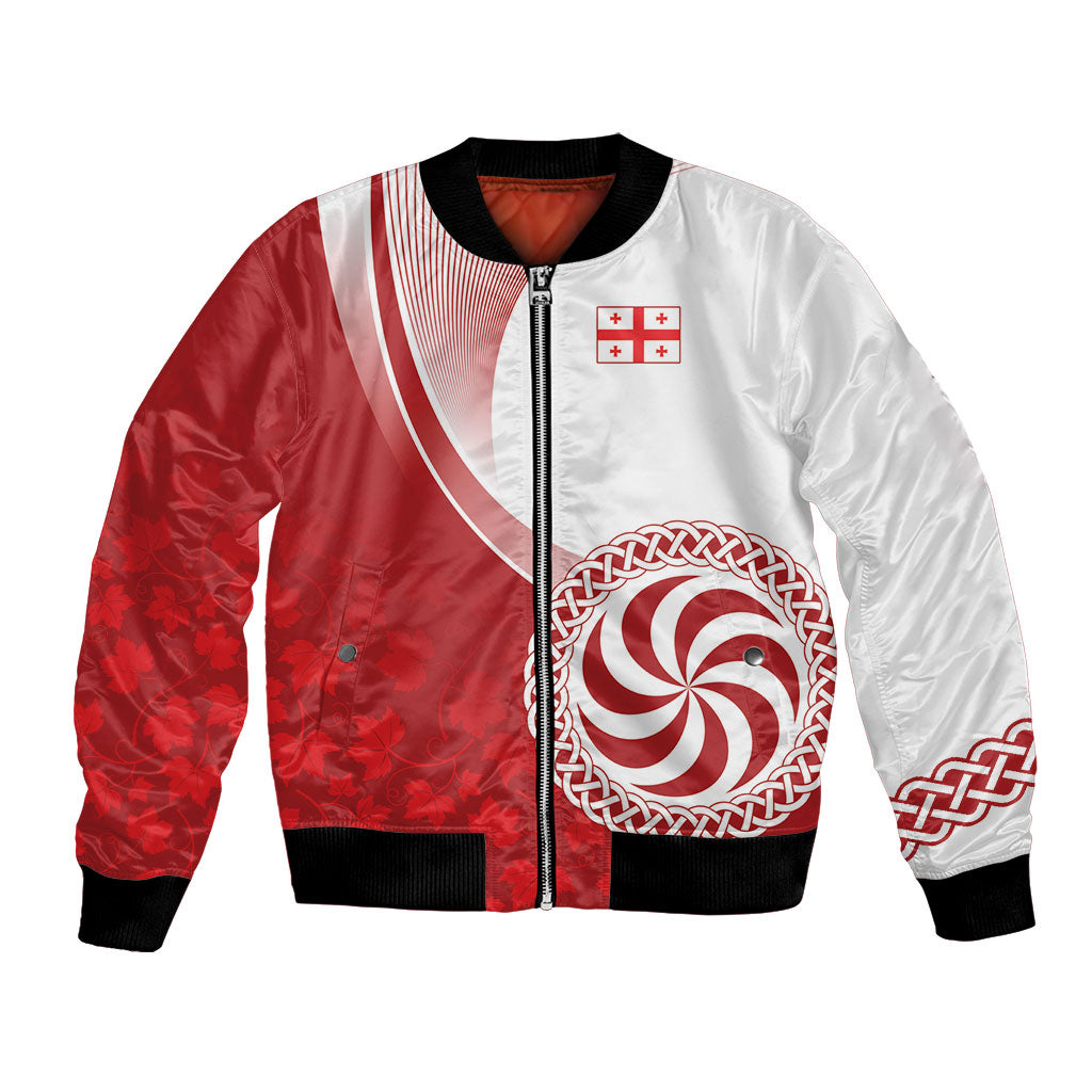 Georgia Rugby Custom Borjgalosnebi Bomber Jacket Champions Lelos