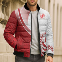 Georgia Rugby Custom Borjgalosnebi Bomber Puffer Jacket Champions Lelos