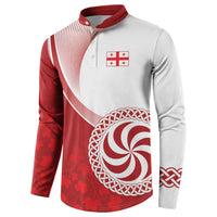 Georgia Rugby Custom Borjgalosnebi Button Sweatshirt Champions Lelos