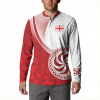 Georgia Rugby Custom Borjgalosnebi Button Sweatshirt Champions Lelos