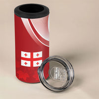 Georgia Rugby Custom Borjgalosnebi 4 in 1 Can Cooler Tumbler Champions Lelos