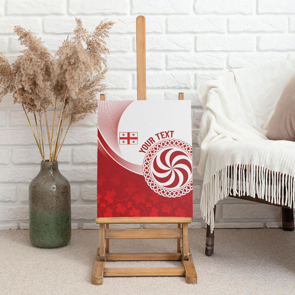 Georgia Rugby Custom Borjgalosnebi Canvas Wall Art Champions Lelos