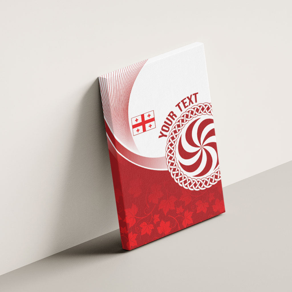 Georgia Rugby Custom Borjgalosnebi Canvas Wall Art Champions Lelos