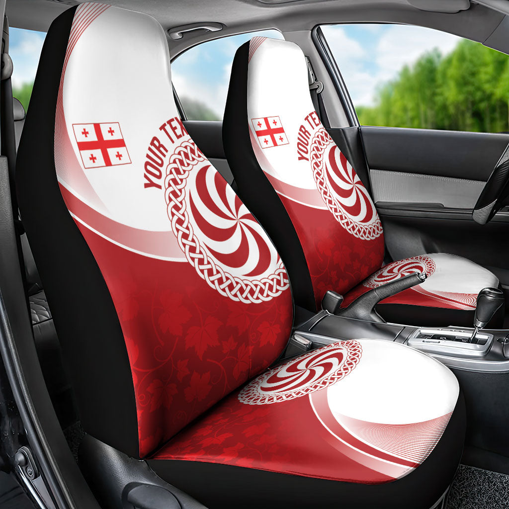 Georgia Rugby Custom Borjgalosnebi Car Seat Cover Champions Lelos
