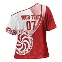 Georgia Rugby Custom Borjgalosnebi Cross Shoulder Shirt Champions Lelos