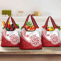 Georgia Rugby Custom Borjgalosnebi Grocery Bag Champions Lelos