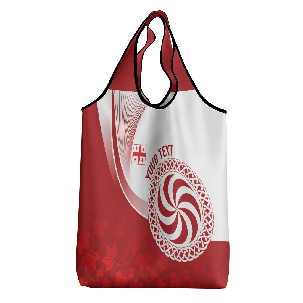 Georgia Rugby Custom Borjgalosnebi Grocery Bag Champions Lelos