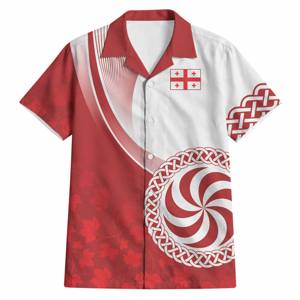 Georgia Rugby Custom Borjgalosnebi Hawaiian Shirt Champions Lelos