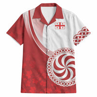 Georgia Rugby Custom Borjgalosnebi Hawaiian Shirt Champions Lelos