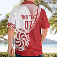 Georgia Rugby Custom Borjgalosnebi Hawaiian Shirt Champions Lelos